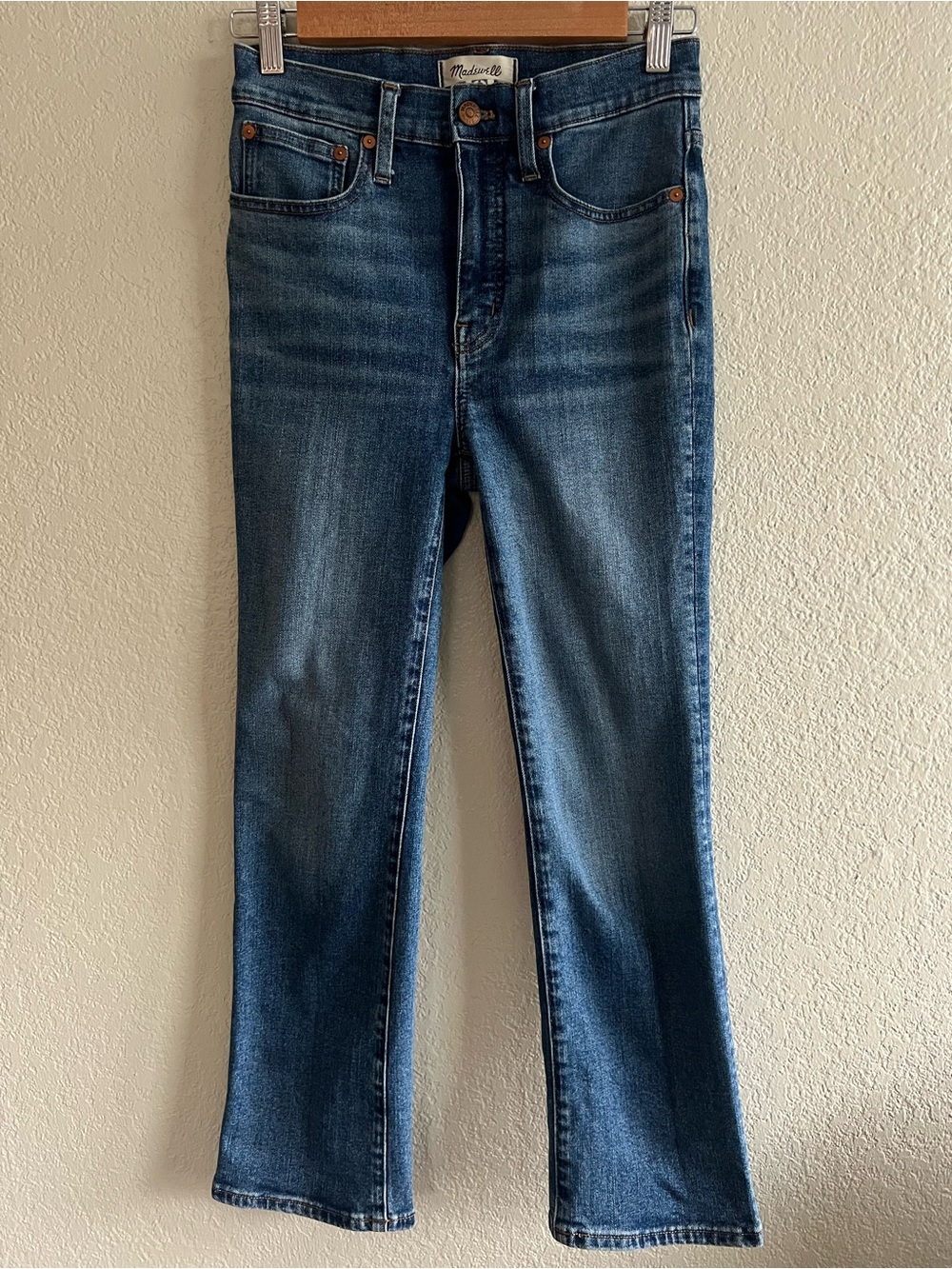 Madewell Cali Demi-Boot Denim Jeans Medium Wash Size 25 Classic Fall